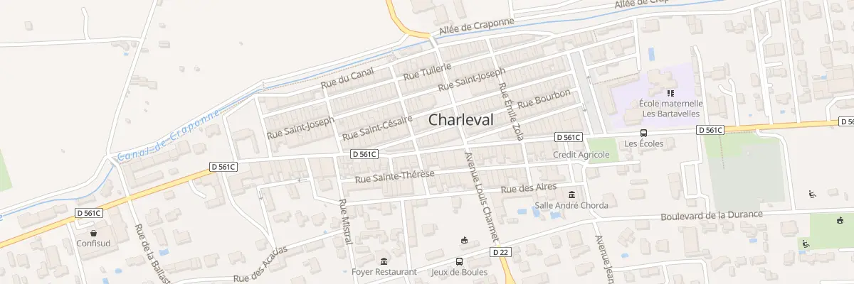 Plan du 7B Rue Bourbon à Charleval