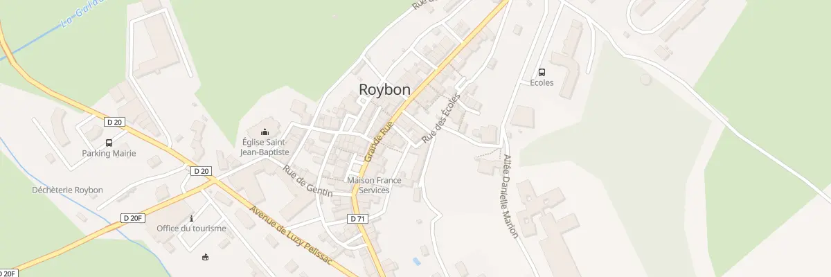 Plan du 37 Mte des Ecoles et de la Mairie à Roybon