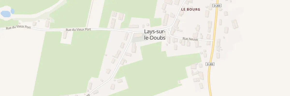 Plan du 1 Rte de Charette à Lays-sur-le-Doubs