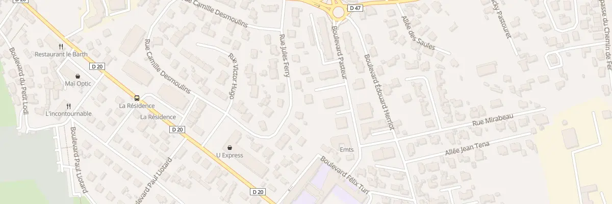 Plan du 22 Rue Jules Ferry à Saint-Victoret