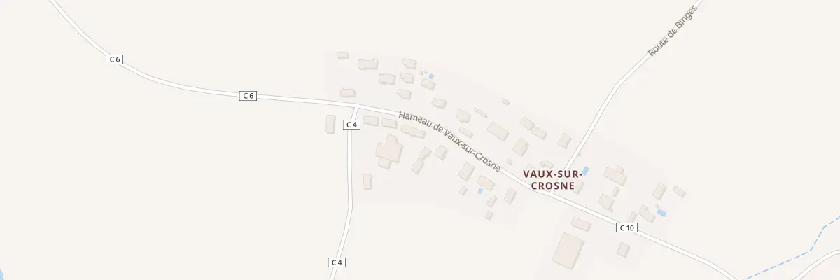 Plan du 2 Hameau de Vaux sur Crosne à Remilly-sur-Tille