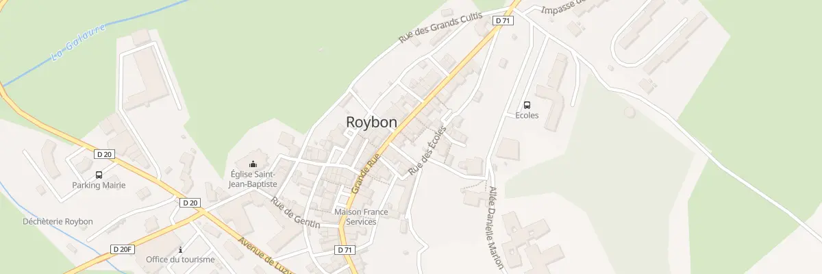 Plan du 25 Ven des Tanneurs à Roybon