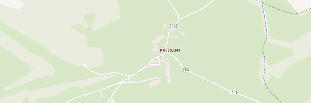Plan du 4 Hameau de Pressant à Rivière-les-Fosses