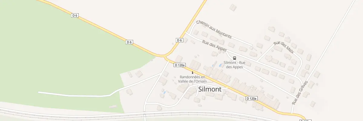 Plan du 1 Gr Grand Rue à Silmont