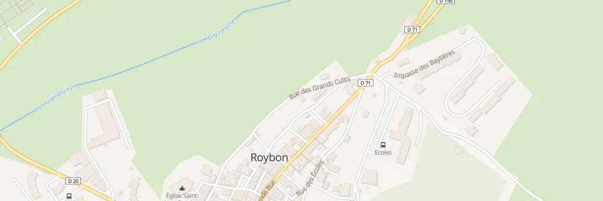 Plan du 147 Rue des Grands Cultis à Roybon