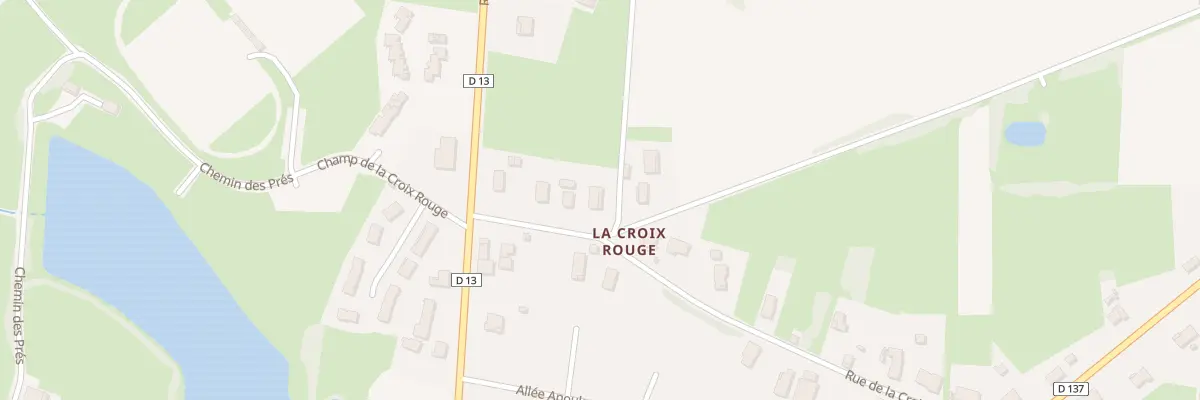 Plan du 36 Rue de la Croix Rouge à Saint-Germain-du-Bois