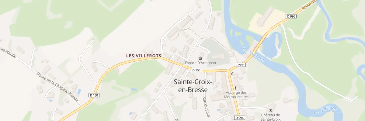 Plan du 5 All du Solnan à Sainte-Croix-en-Bresse