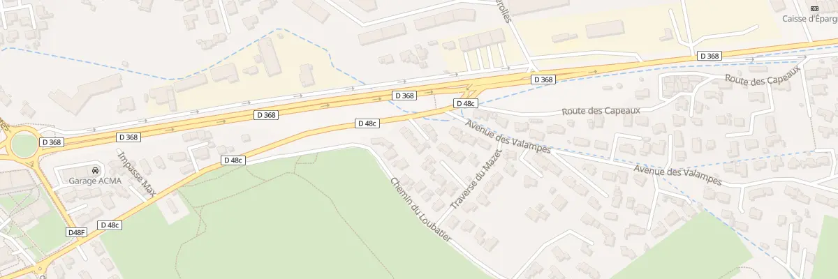Plan du 9240 Capeau à Gignac-la-Nerthe