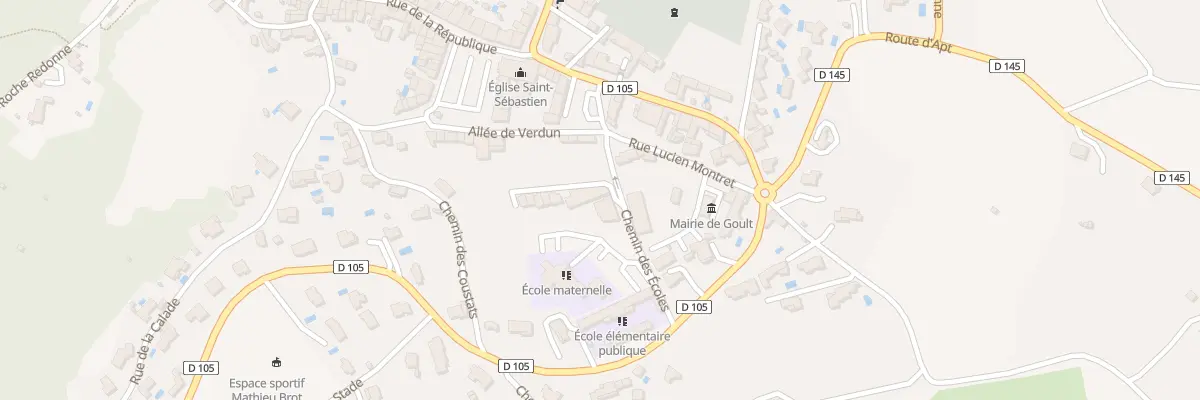 Plan du 52D Che des Ecoles à Goult