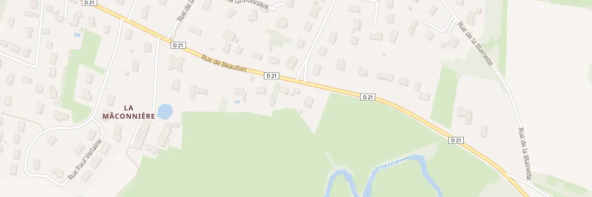 Plan du 102 Rue de Beaufort à Louhans-Châteaurenaud