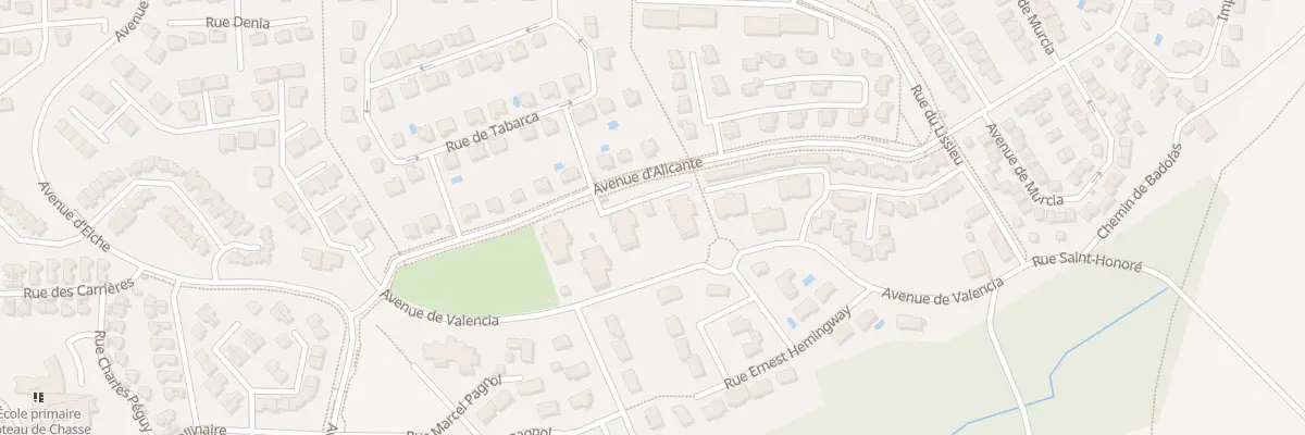 Plan du 9 Av d’Alicante à L’Isle-d’Abeau