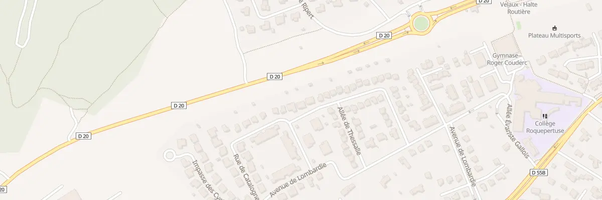 Plan du 38 Rue de Catalogne à Velaux
