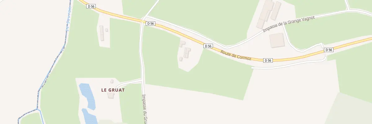 Plan du 1517 Rte de Cormoz à Beaupont