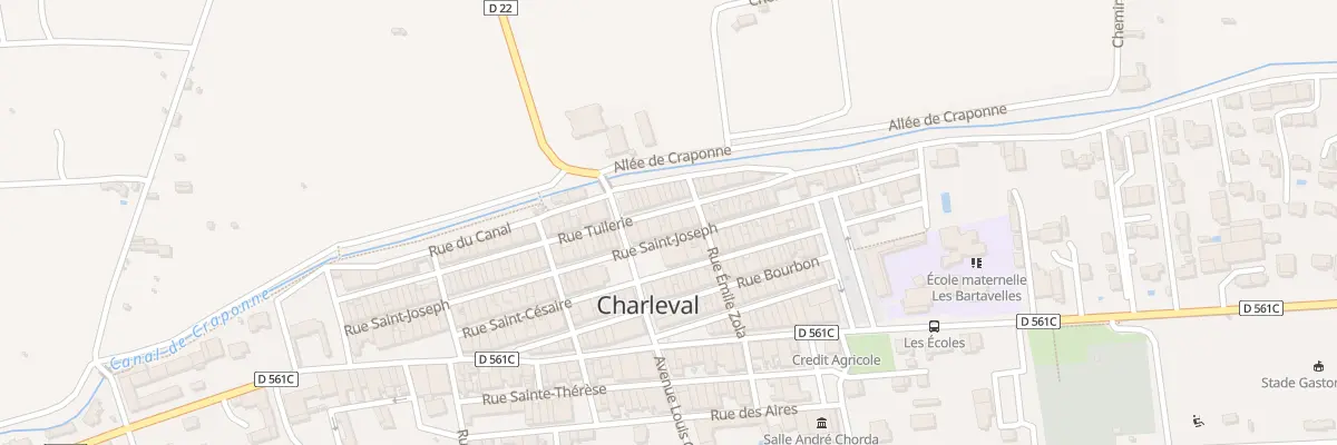 Plan du 38 Rue Saint Joseph à Charleval