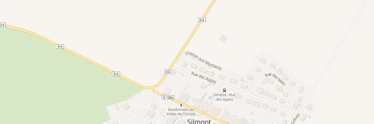 Plan du 6 Rue du Pont à Silmont