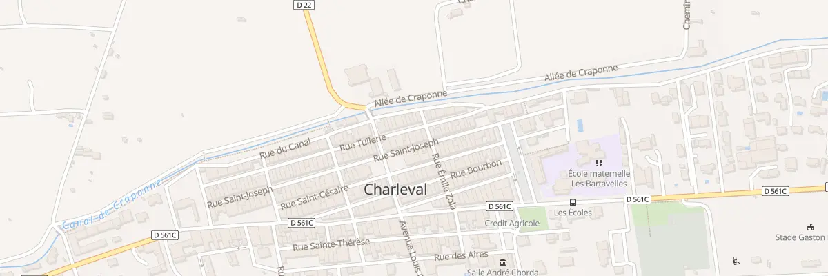 Plan du 36 Rue Saint Joseph à Charleval