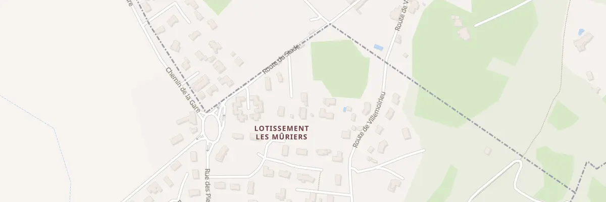 Plan du 1 Imp du Stade à Villemoirieu