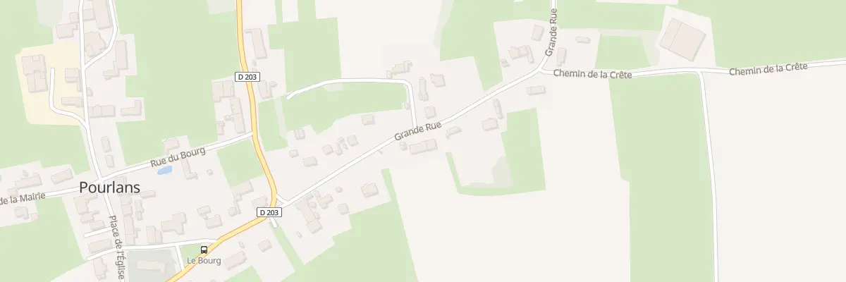 Plan du 6 Gr Grande Rue à Pourlans