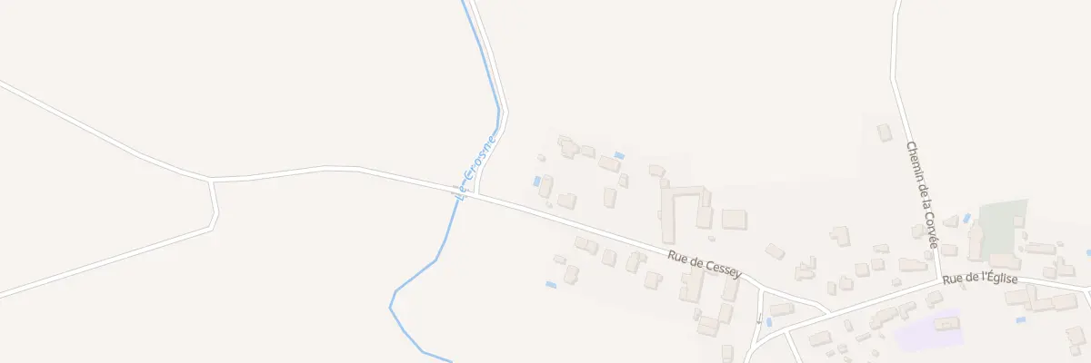 Plan du 14 Rue de Cessey à Labergement-Foigney