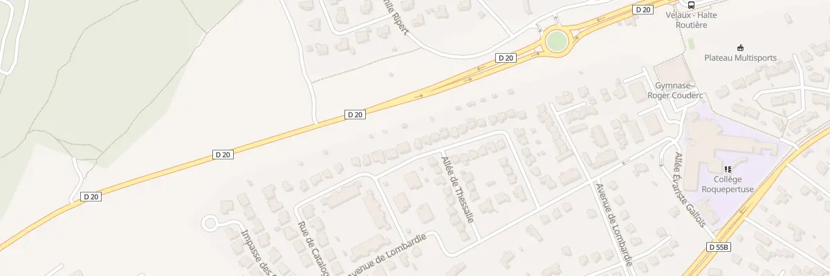 Plan du 34 Rue de Catalogne à Velaux