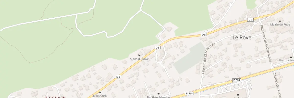 Plan du 38 Av Joliot Curie au Rove