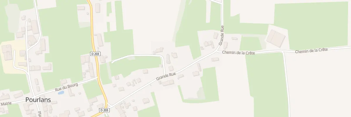 Plan du 7 Gr Grande Rue à Pourlans