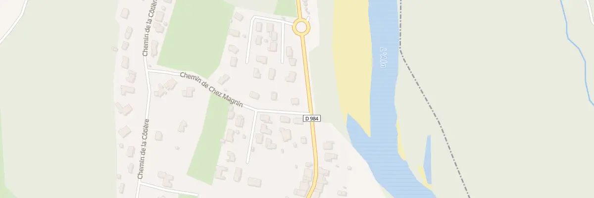 Plan du 6117 Che de Chez Magnin à Villieu-Loyes-Mollon