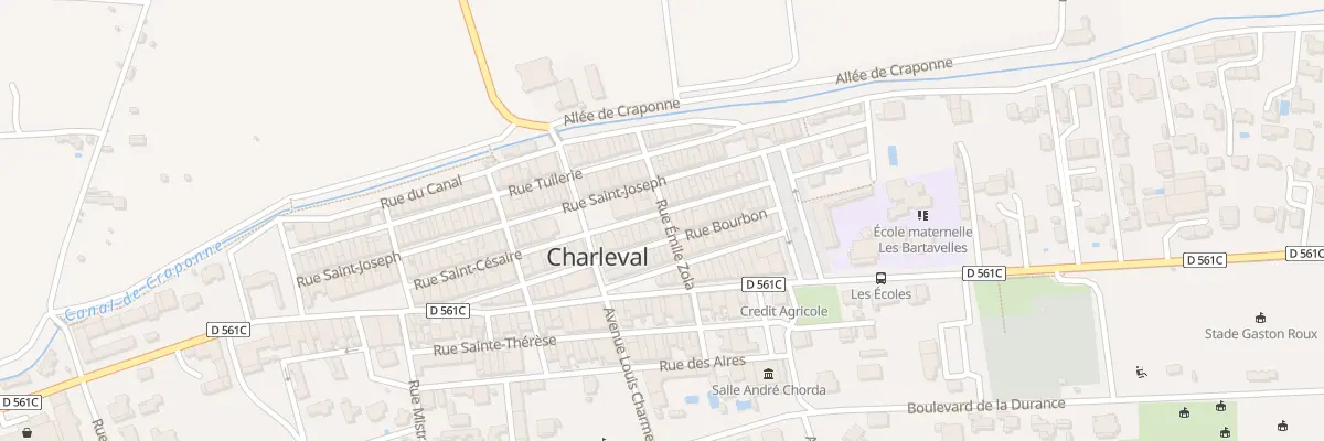 Plan du 5012 Rue Bourbon à Charleval