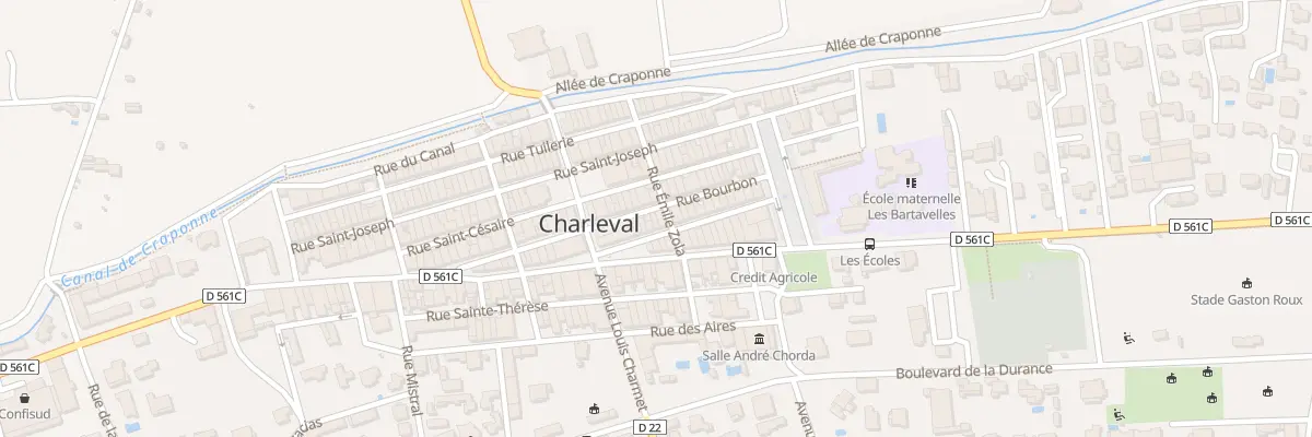 Plan du 16 Rue Saint Louis à Charleval