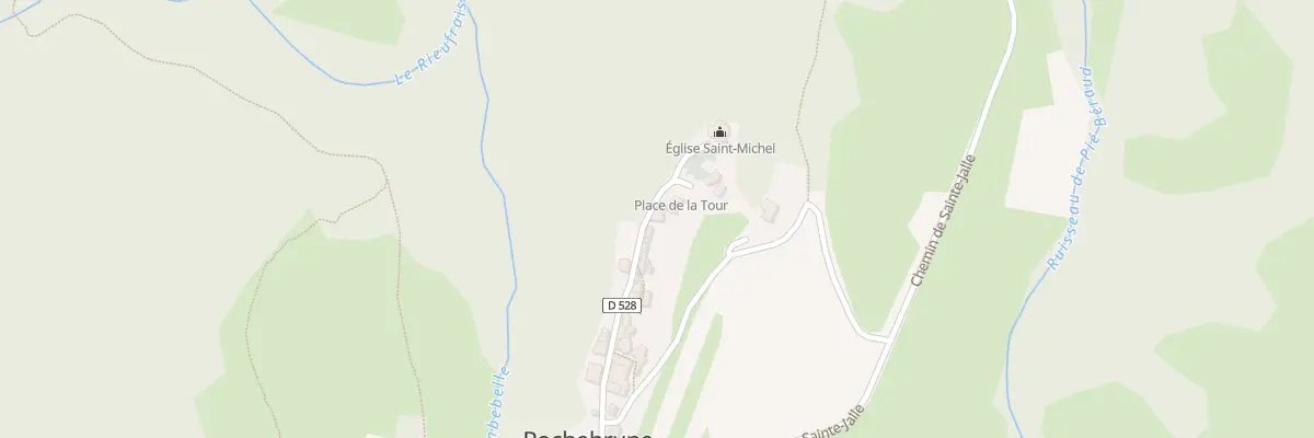 Plan du 5003 Le Village à Rochebrune