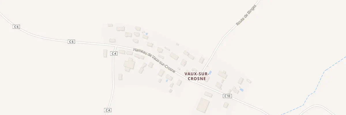 Plan du 13 Hameau de Vaux sur Crosne à Remilly-sur-Tille