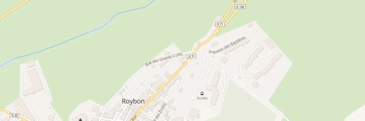 Plan du 425 Gr Grande Rue à Roybon