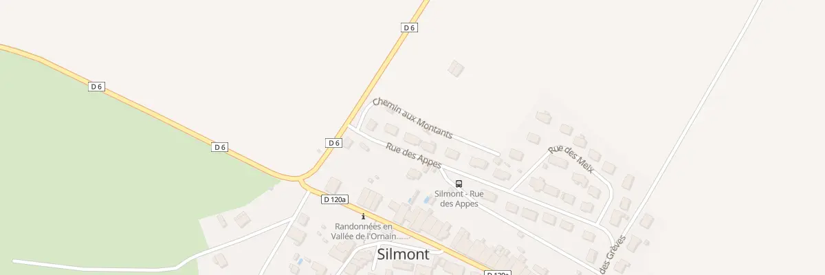 Plan du 3 Rue des Appes à Silmont