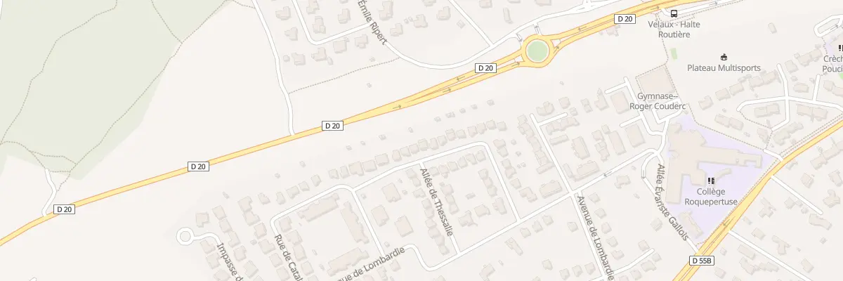 Plan du 28 Rue de Catalogne à Velaux