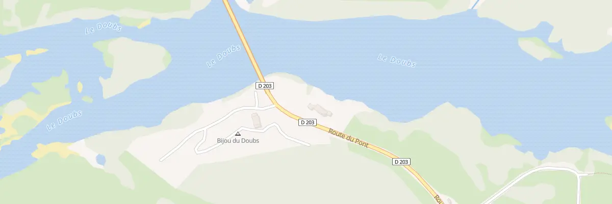Plan du 2 Rte du Pont à Lays-sur-le-Doubs