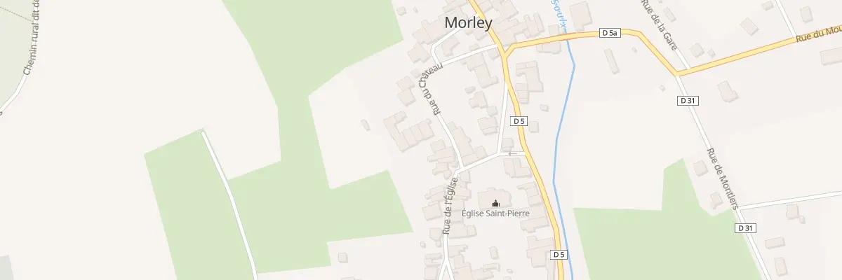 Plan du 7 Rue du Chateau à Morley