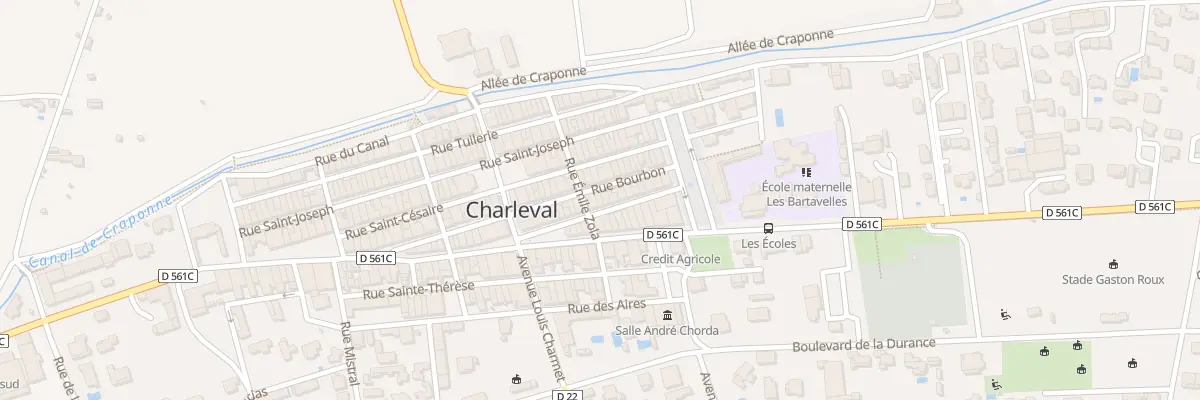 Plan du 5024 Rue Bourbon à Charleval