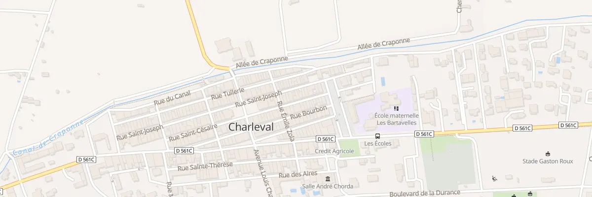 Plan du 9492 Rue Saint Cezaire à Charleval