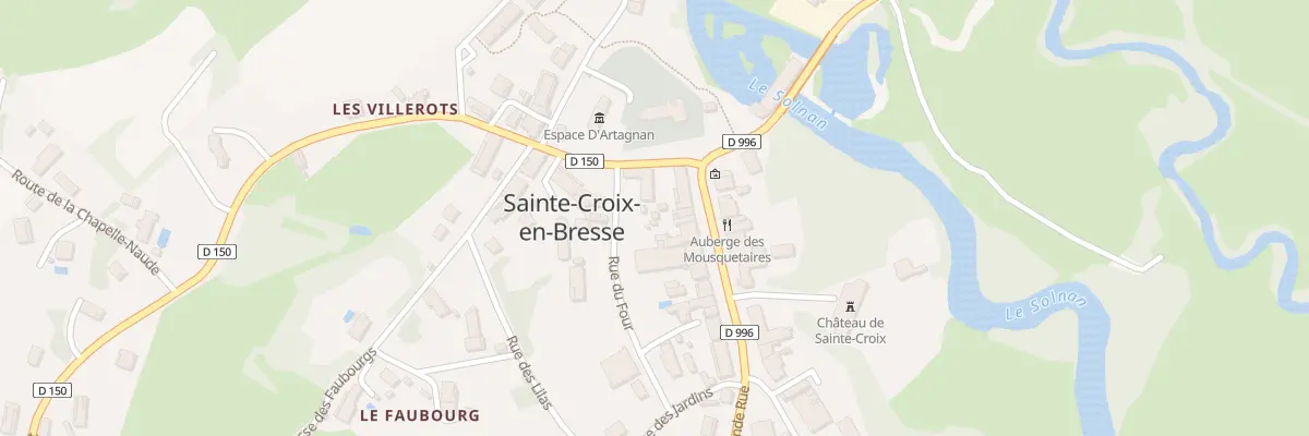 Plan du 30 Rue Grande Rue à Sainte-Croix-en-Bresse