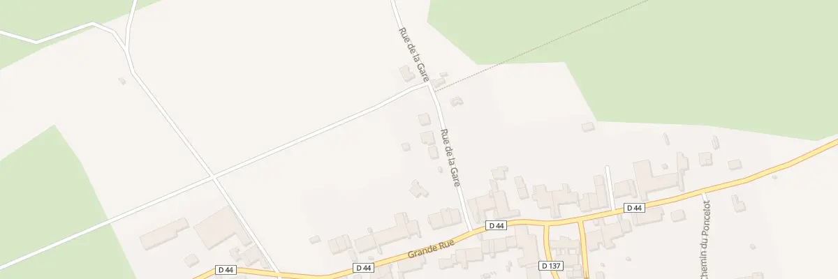 Plan du 5 Rue de la Gare à Chantraines