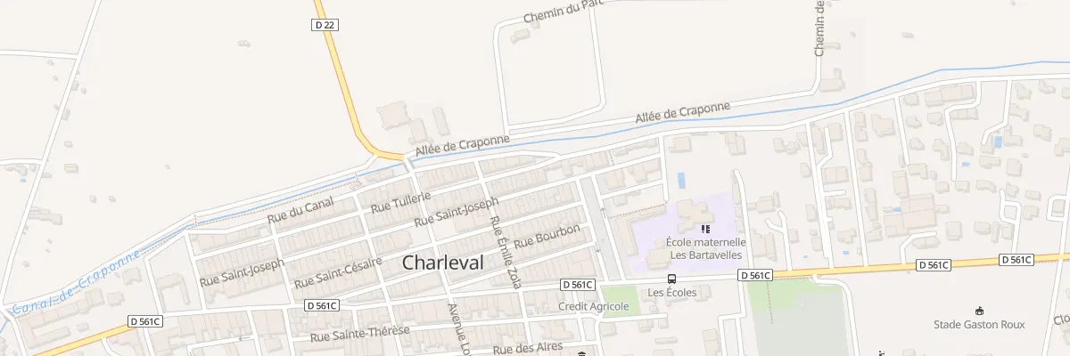 Plan du 14 Rue Saint Joseph à Charleval
