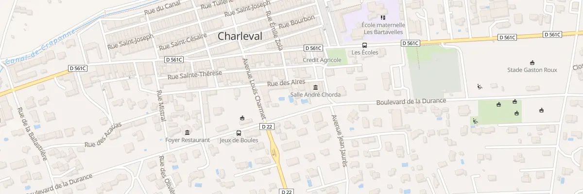 Plan du 5503 Rue des Aires à Charleval
