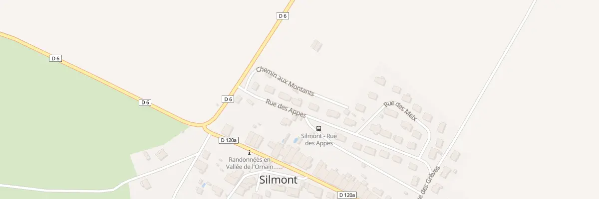 Plan du 5 Rue des Appes à Silmont