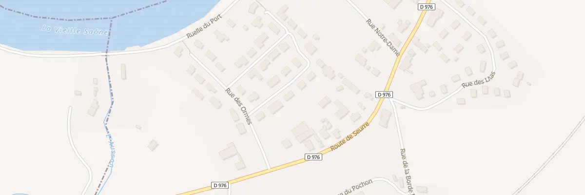 Plan du 14 Rue des Ormes à Losne