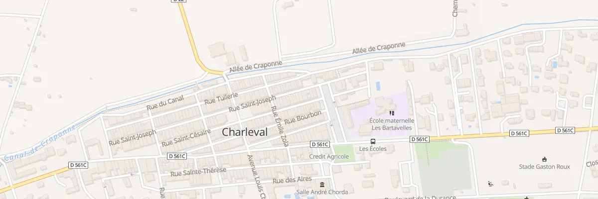 Plan du 8 Rue Saint Césaire à Charleval