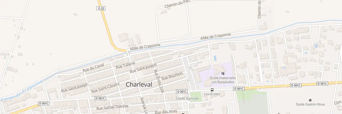 Plan du 10 Rue Saint Joseph à Charleval