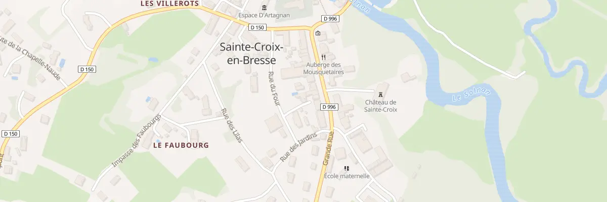 Plan du 135 Rue du Four à Sainte-Croix-en-Bresse