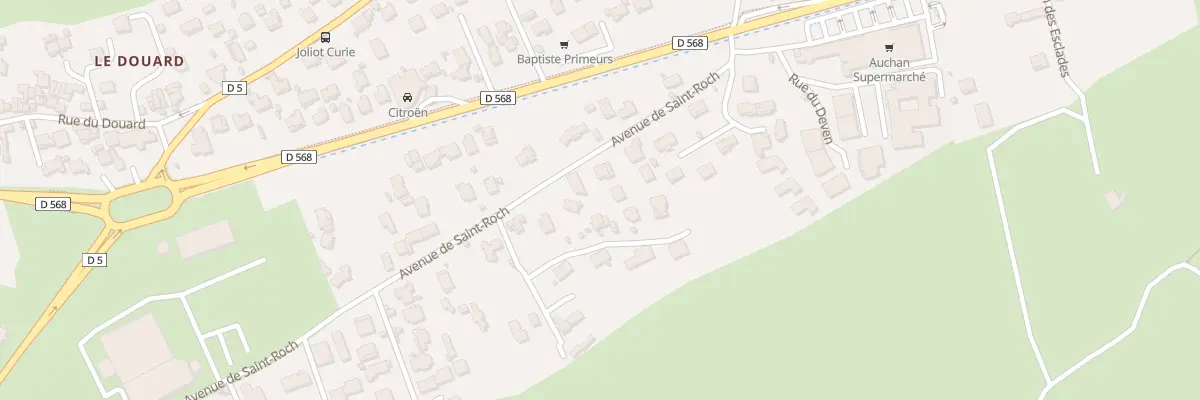 Plan du 6291 Av de St Roch au Rove