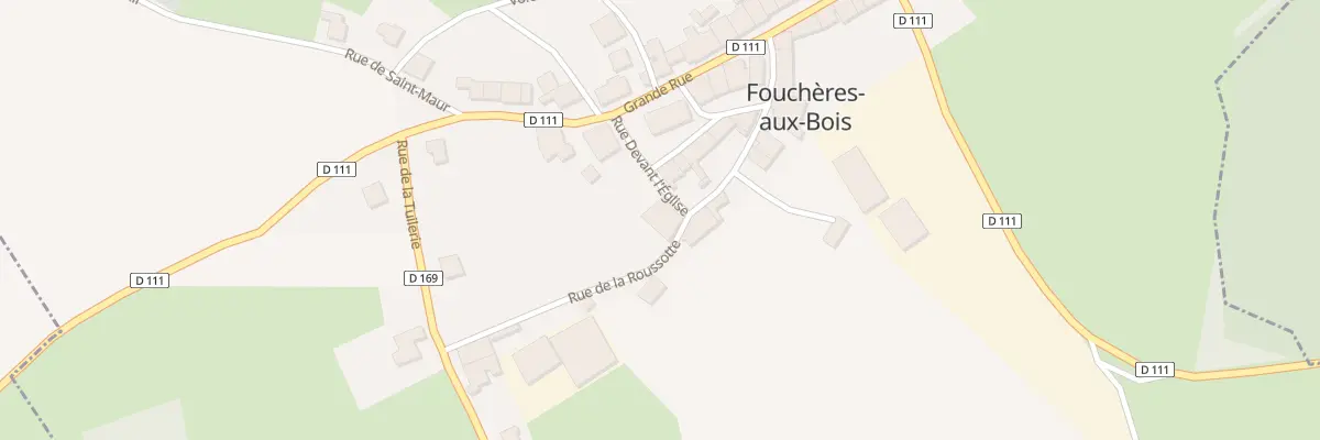 Plan du 10 Rue Devant l’Eglise à Fouchères-aux-Bois