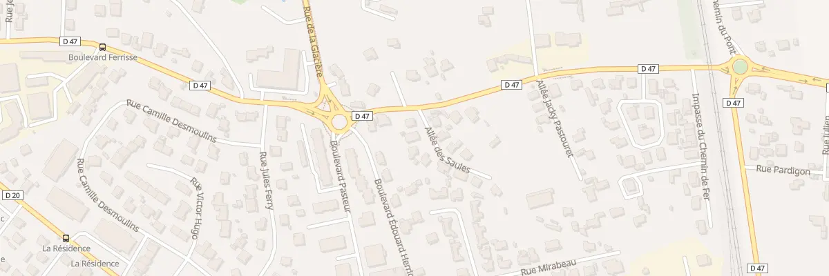 Plan du 4 All des Saules à Saint-Victoret